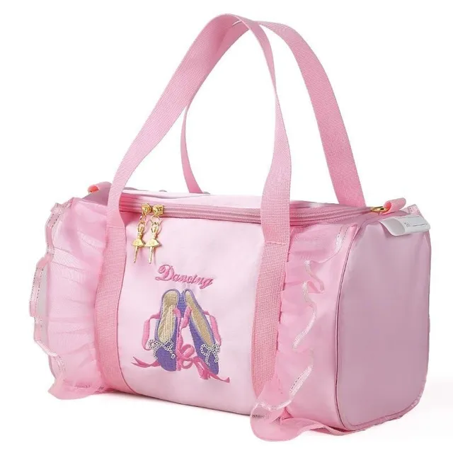 Borsa da ballo rosa da donna