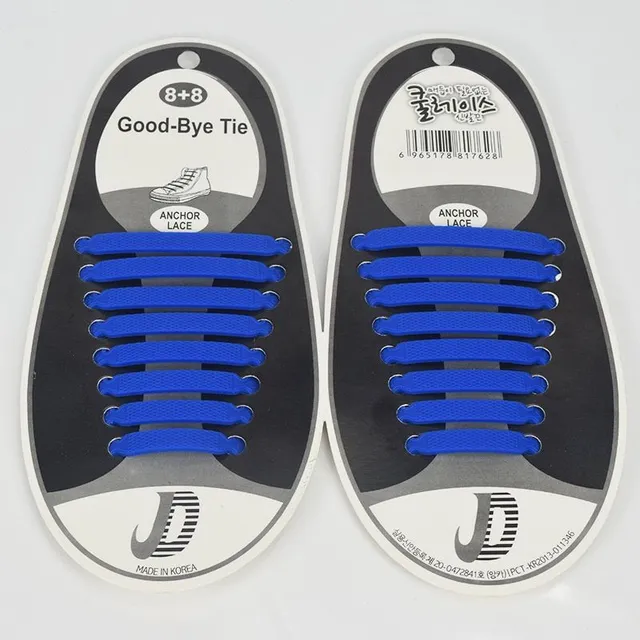 Unisex silicone shoelaces