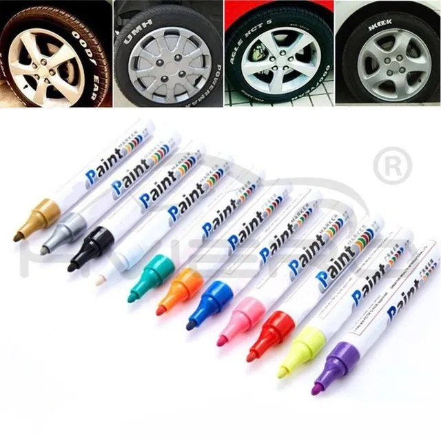 Colour pen for tyres