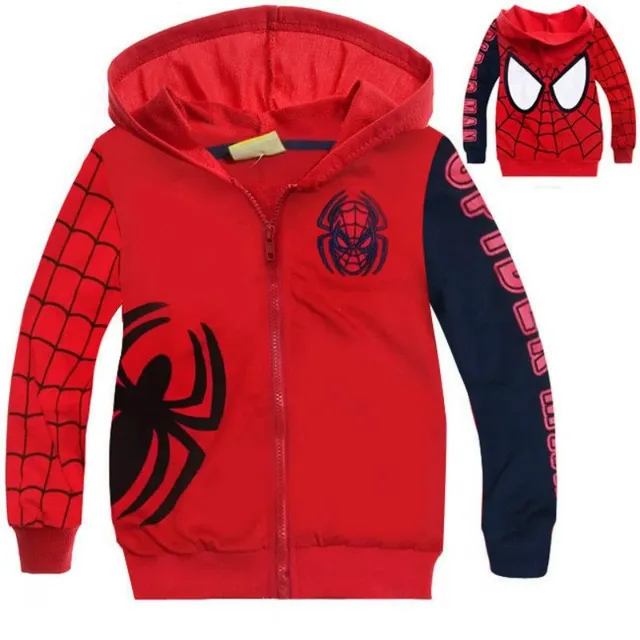 Boys hoodie with Spiderman motif