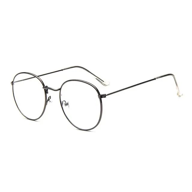 Retro ovális nem dioptriás szemüveg