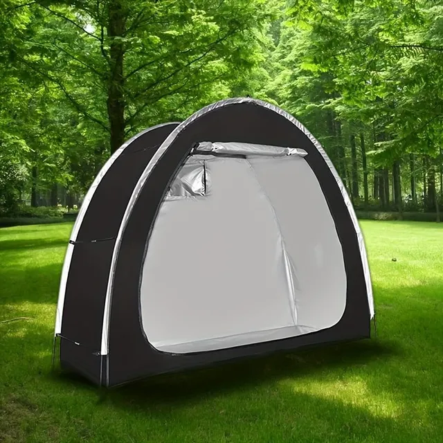Waterproof cycling tent made of Oxford 210D fabric, outdoor bicycle cover with window, storage tent for house and garden