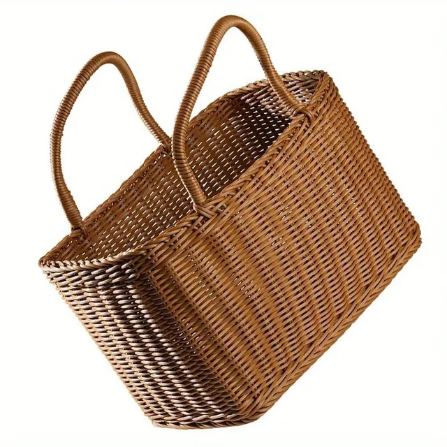 Handwoven wicker basket - Decorative and practical basket for your home