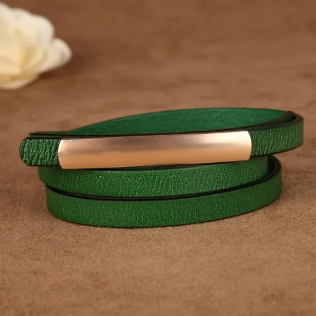 Elegant narrow belt with buckle - 7 colors