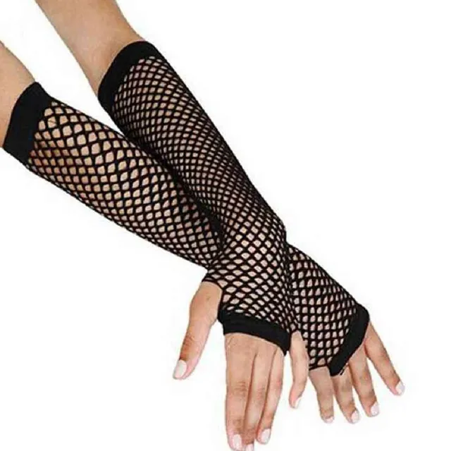 Women's long mesh gloves