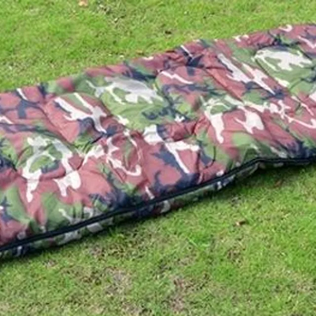 Sleeping bag in military version