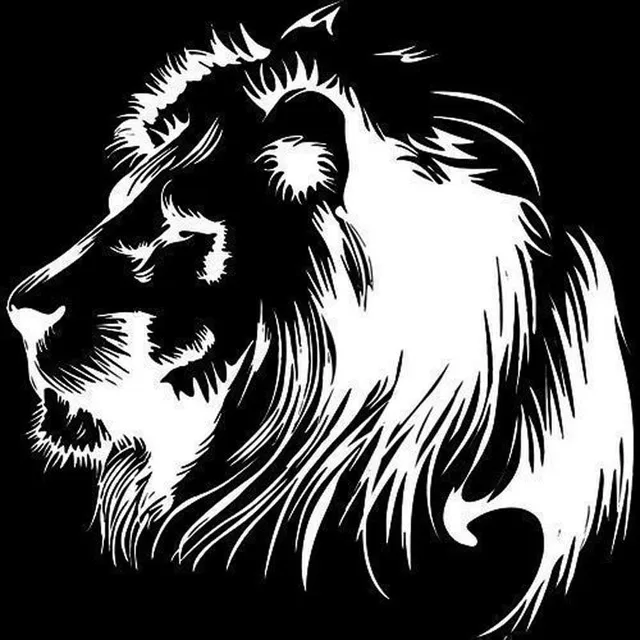 Original car sticker - lion