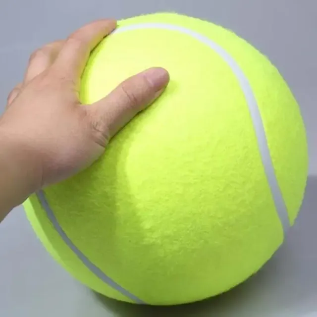 Obří tenisový míček pro psy - Mega Jumbo míček pro žvýkání, výcvik a hraní