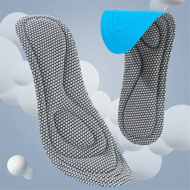 Foam insoles for men and women Nano Antimicrobial Massage Running Accessories