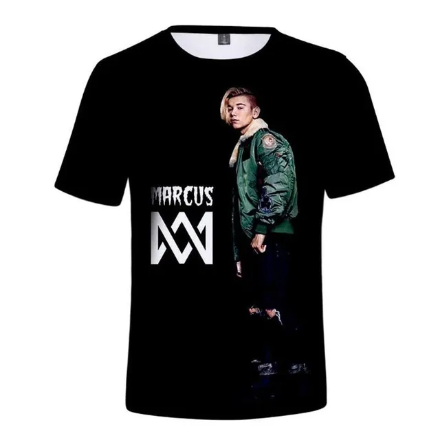 Modern 3D T-shirt for Marcus Martinus fans 008 L