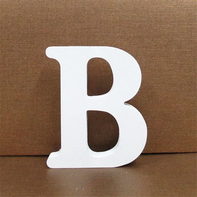 Decorative wooden letter