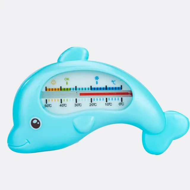 Dolphin-shaped baby thermometer