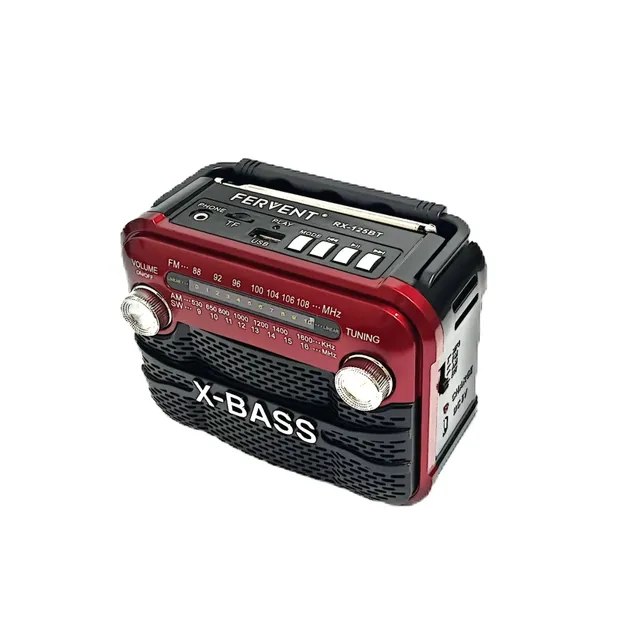 Přenosné FM rádio s baterkou - multifunkční pro domácnost i venkovní použití