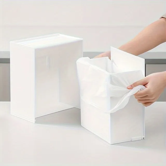 Universal wall storage box for paper towels, office supplies, toiletries and waterproof handkerchiefs