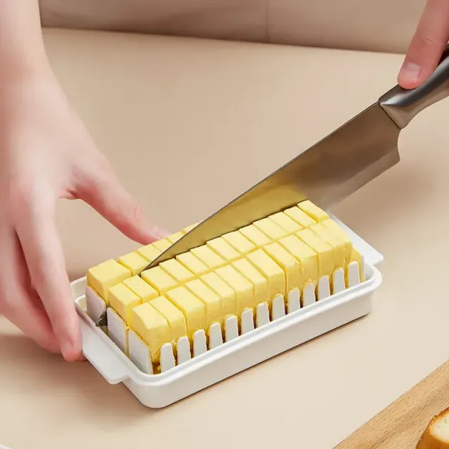 Portable butter with separator