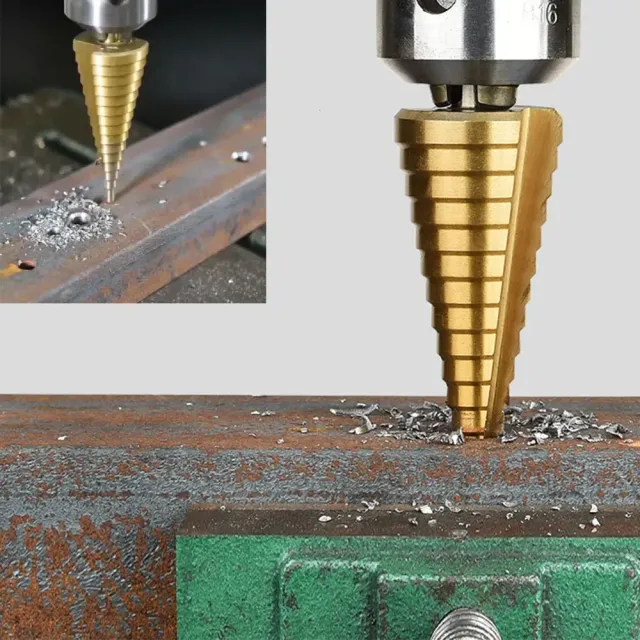 HSS scale drill with titanium coating