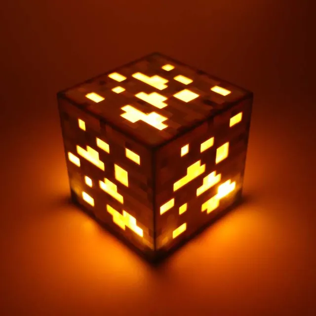 Krásne LED svetlo s motívom počítačovej hry Gray
