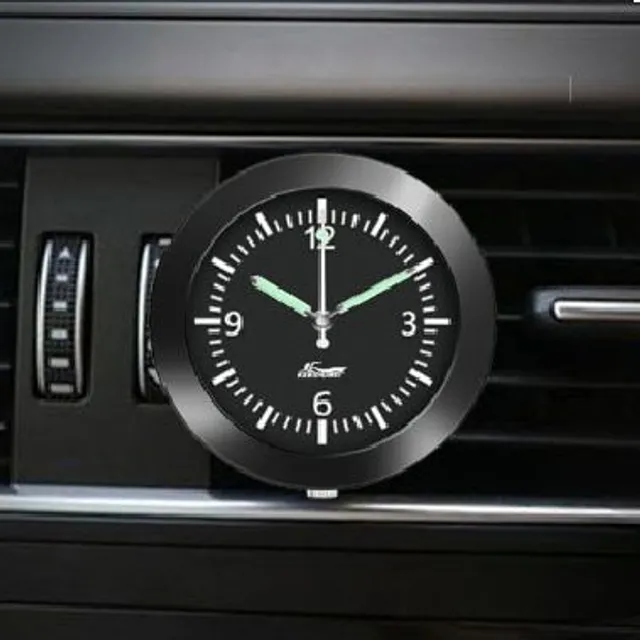 Luminous car clock