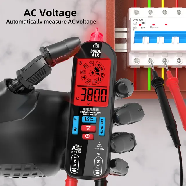 Full automatic Smart Multimeter Anti-Fire