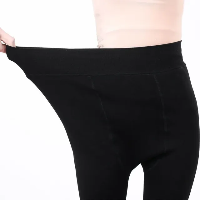 Dámské trendy zateplené punčochové kalhoty Adelaide