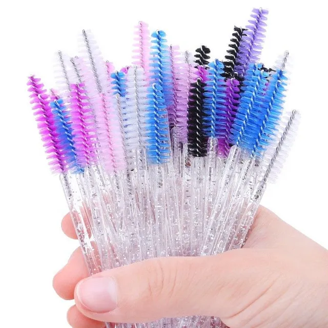 Eyebrow brushes and eyelashes 50 pcs