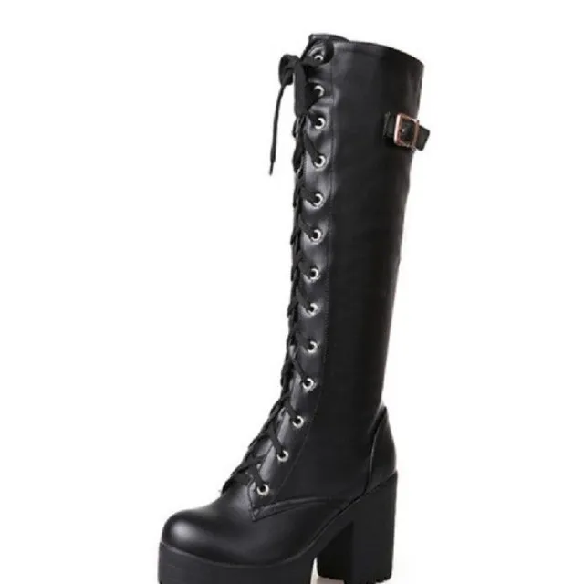 Women's winter boots on heel Evan cerna 3