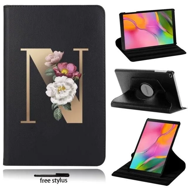 Samsung Galaxy tablet case with initial