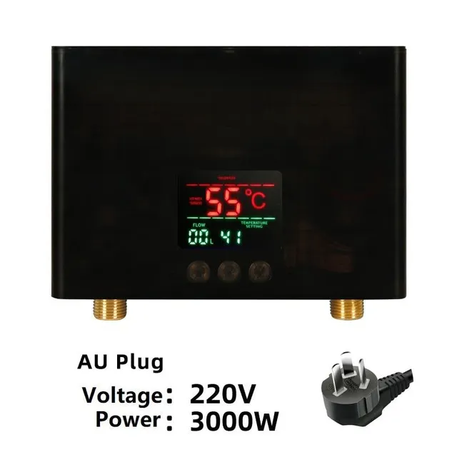 110V 220V ohřívač vody Koupelna Kuchyně Nástěnný elektrický ohřívač vody LCD displej s dálkovým ovládáním
