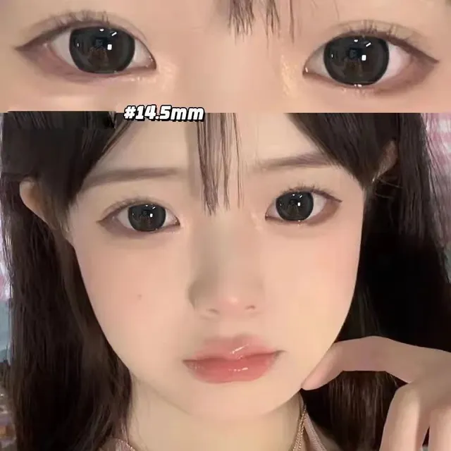 Halloween Lolita Colored Eye Contact Lenses black3
