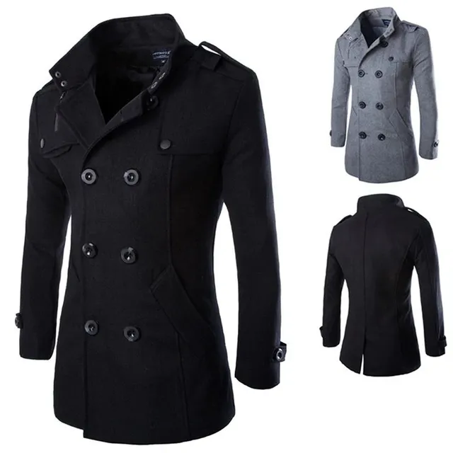 Men's elegant coat - 2 colours