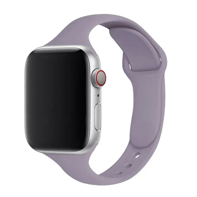 Brățară subțire din silicon pentru ceasurile Apple Watch