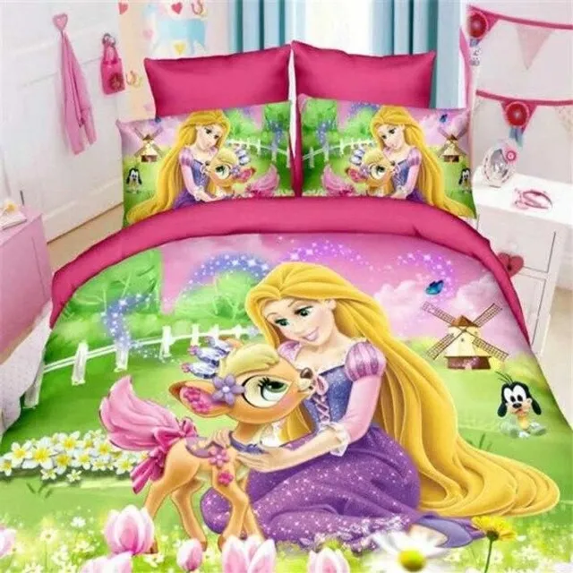 Lenjerie de pat Disney princess-5 full3pcswith-sheet