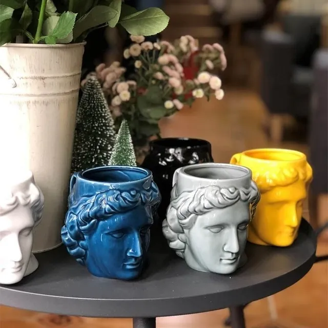 Ceramic mug statue