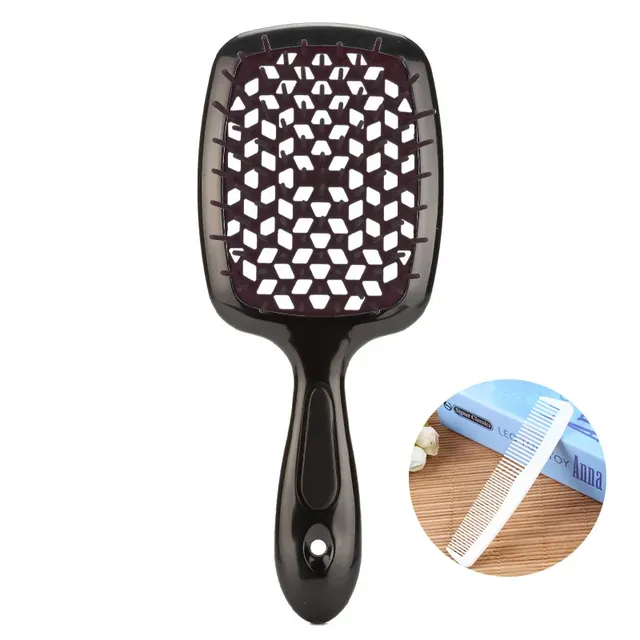 Professional hair brush against static energy - several color variants