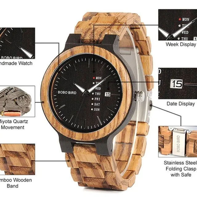 Montres en bois BOBO BIRD