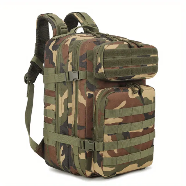 Sac à dos militaire tactique 5L Molle Army Assault Pack - Sac à dos de 3 jours pour Bug Out, randonnée, trekking