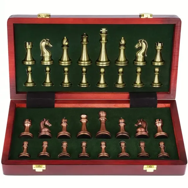 Premium international chess set - folding box from