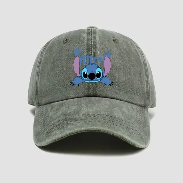 Căciulă trendy unisex pentru copii cu motivul personajului preferat Stitch