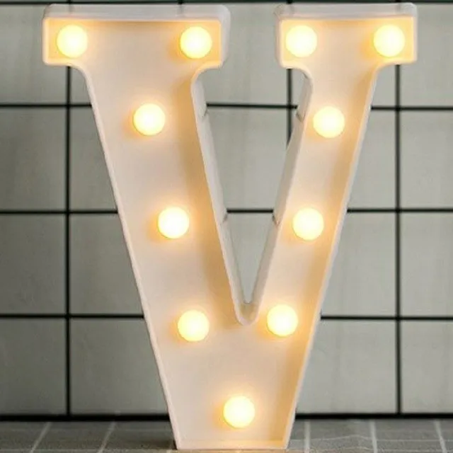 Decorative illuminating letters