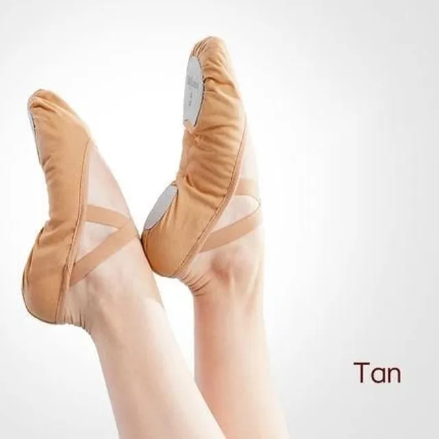 Papuci de balet din pânză pentru femei