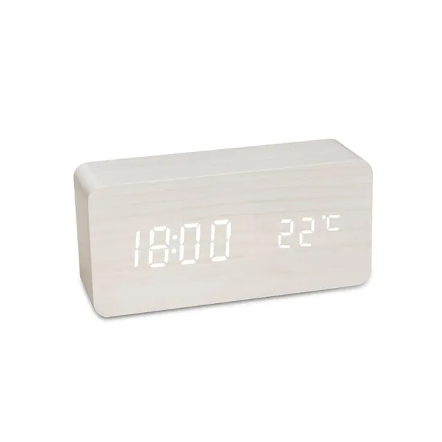 Design multifunction clock (brick-shaped, with rounded edges)