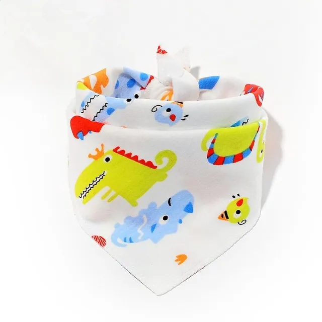 Baby necklace with colorful motifs