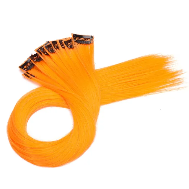 Extensii colorate pentru păr cu clips 80g