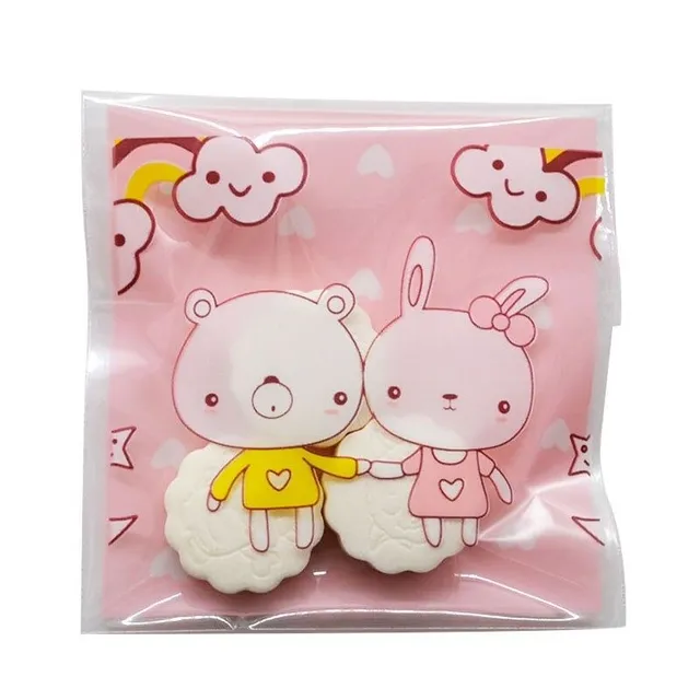 Gift bag for sweets with animal 50 pcs