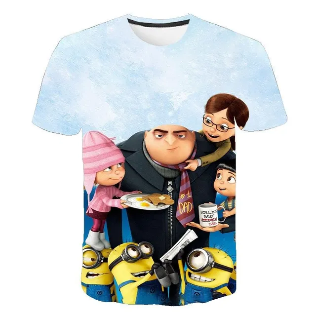 T-shirt amusant avec impression de Minions