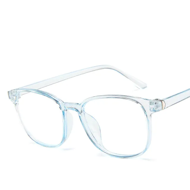 Nem dioptriás stílusos színes szemüveg a kék fény ellen