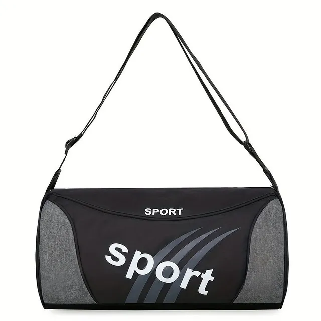 Lightweight sports bag over shoulder made of nylon - practical and durable bag for travel, fitness and leisure