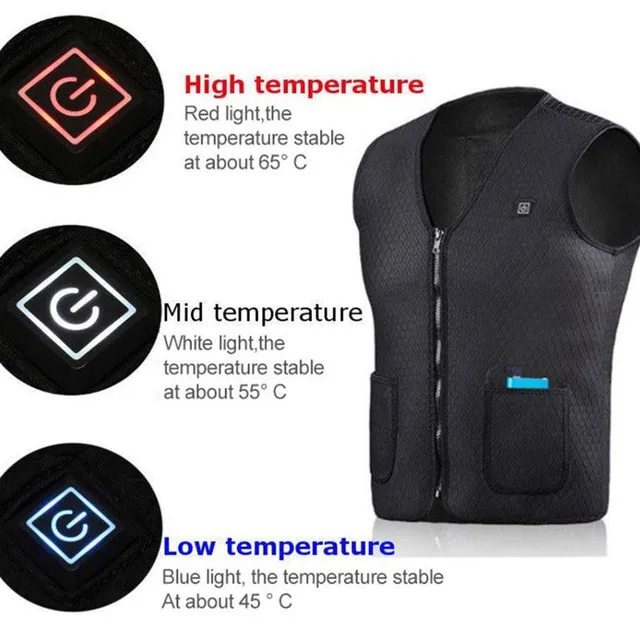 Electric 5V USB heated vest, M-XXXL
