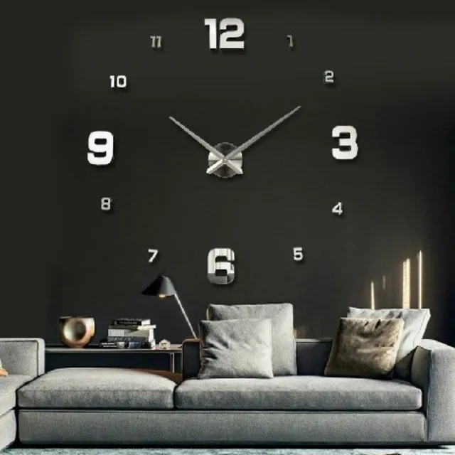 Large 3D Wall Clock