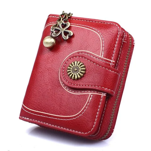 Women's small leather wallet M263